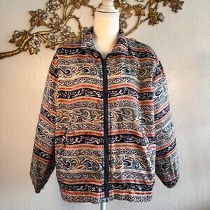 Statement vintage silk jacket by
